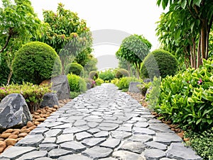 Serene Garden Pathway