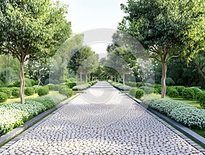 Serene Garden Pathway