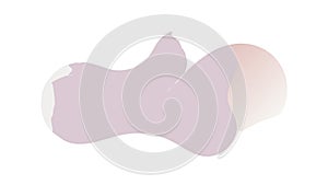 Serene Gradient Abstract Blob Shape Design, vector design Generative AI