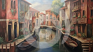 Serene Italian Countryside in Oils