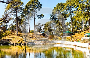Serene lake known as Bhulla Lake or Bhulla Tal is located in Lansdowne photo