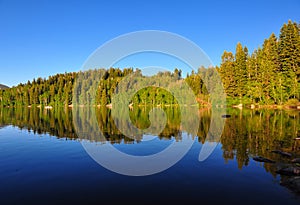 Serene lake Payton in Utah.