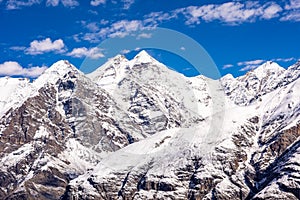 Serene Landscape of snow capped Pir Panjal mountains range