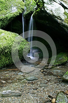 Serene Little Waterfall