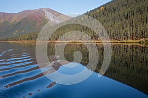 Serene Mountainside Lake