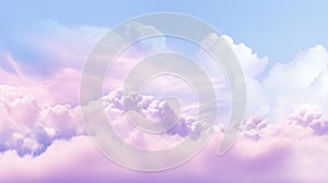 serene pastel cloud background