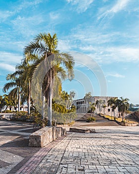 Serene Plaza de la Hispanidad or Spain - Park in Santo Domingo, Dominican Republic photo