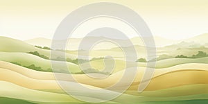 serene rolling hills landscape