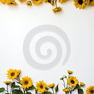 Serene Sunflower Edges Infinite Copy Options photo