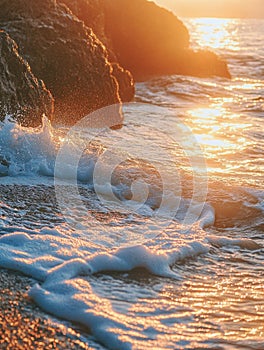 Serene Sunset at the Beach