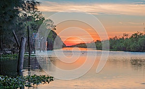 Serene Sunset on the St Johns River