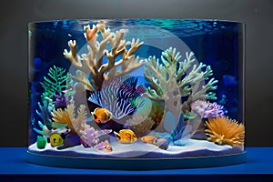 A serene underwater tableau photo