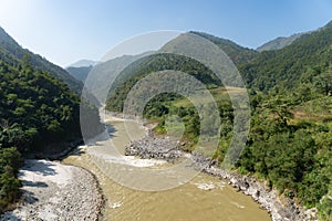 Trishuli River in Nepal photo