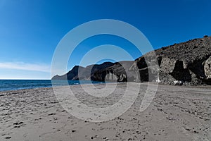 Serenity at Cabo de Gata Beach, Spain\'s Coastal Wonder photo