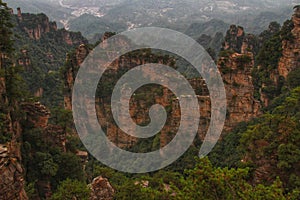 Serenity in Nature_Vast Green Mountains under China's Blue Sky