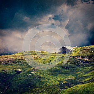 Serenity serene lonely scenery background concept