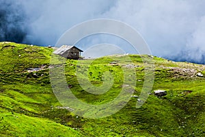 Serenity serene lonely scenery background concept