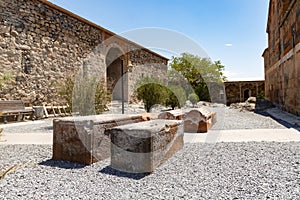 Serenity of Stones: Courtyard at Khor Virap Monastery