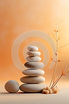 serenity and tranquility of Zen stones, where calm meditation and peaceful contemplation