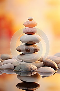 serenity and tranquility of Zen stones, where calm meditation and peaceful contemplation