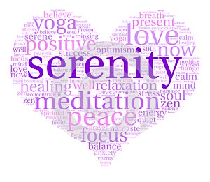 Serenity Word Cloud