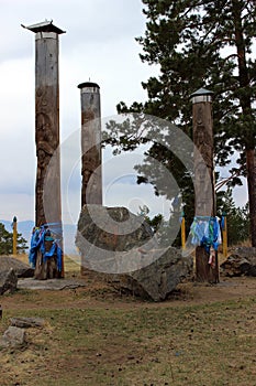 Serge hitching post, on Krasnaya Mountain photo