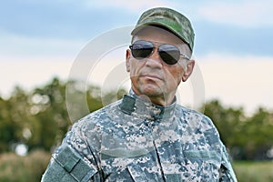 Sergeant in sunglasses.