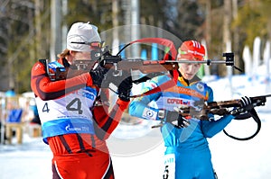 Sergey Bocharnikov competes in IBU Regional Cup in Sochi