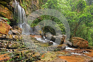 Seri Mahkota Endau Rompin Pahang waterfall,Malaysia