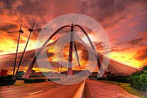 Seri Wawasan Bridge in HDR