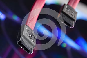 Serial ata connection cable