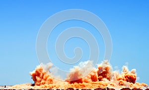 The Serial blasts on the construction site