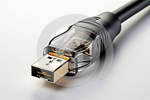 Serial Cable on white background