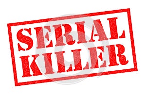 SERIAL KILLER Rubber Stamp