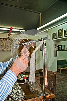 Sericulture Braiding Silk Threads