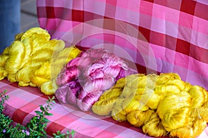 Sericulture and silk thread