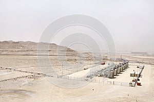 Series of Gas compressor in Bahrain oil field