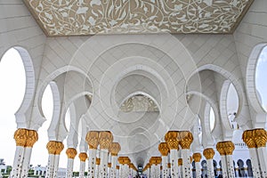 Series of Keyhole Archways in Sheikh Zayed Mosque