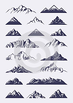 Series of mountain ranges