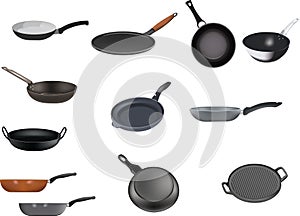 Series of non-stick pans for catering