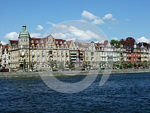 A series of palaces near Lake Bodensee in the city of Konstanz