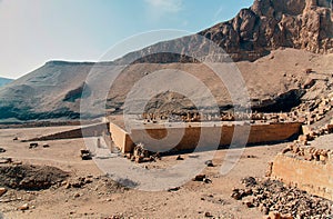 Series of pictures of famous monuments and places of Egypt