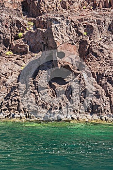 Espiritu Santo Island Rock Face photo