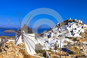 Serifos island, view of Hora village