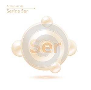 Serine amino acid capsules vitamins complex minerals