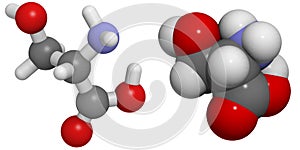 Serine (Ser, S) molecule