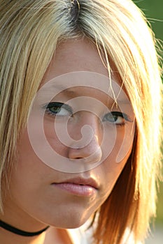 Serious Blond Closeup 2