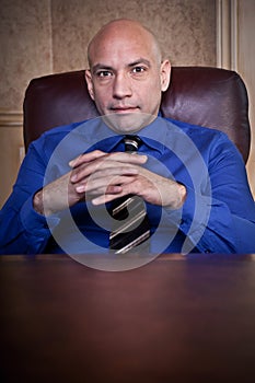 Serious businessman portrait