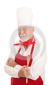 Serious Senior Chef