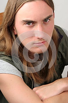 Serious Young Man - Portrait